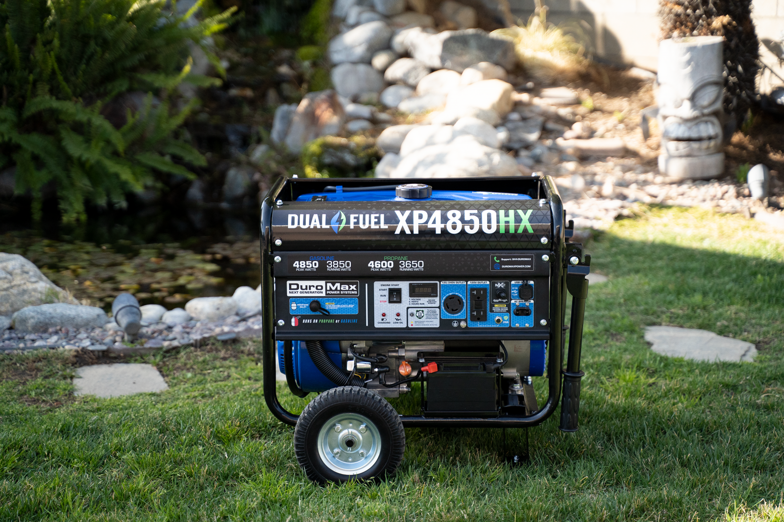 8500W Dual Fuel Portable Inverter Generator with CO Alert - Reliable Power for Camping, RV Trips & Emergency Backup