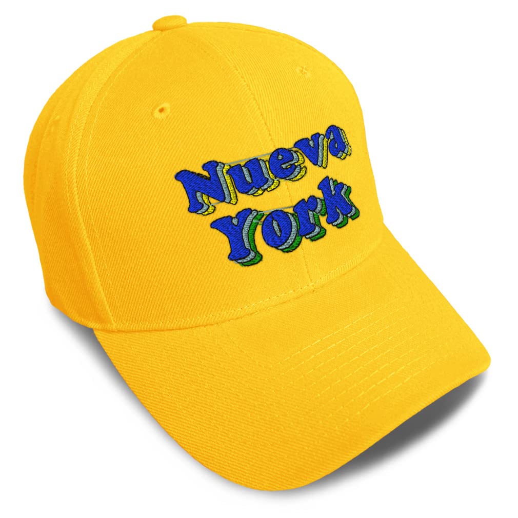 New York Love State Acrylic Baseball Cap - Adjustable Dad Hat for Men & Women - Fashion Unisex Sports Hat for Outdoor Activities, Travel & Casual Wear