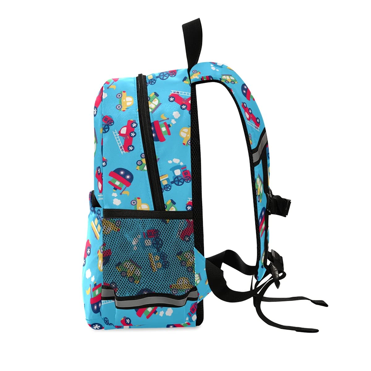 ALAZA Toddler Backpack for Boys & Girls - Cute Transportation Red Cartoon Cars Design, Lightweight Kindergarten Backpack for Preschool, Nursery, Daycare & Travel | Perfect for School, Outings & Daily Use