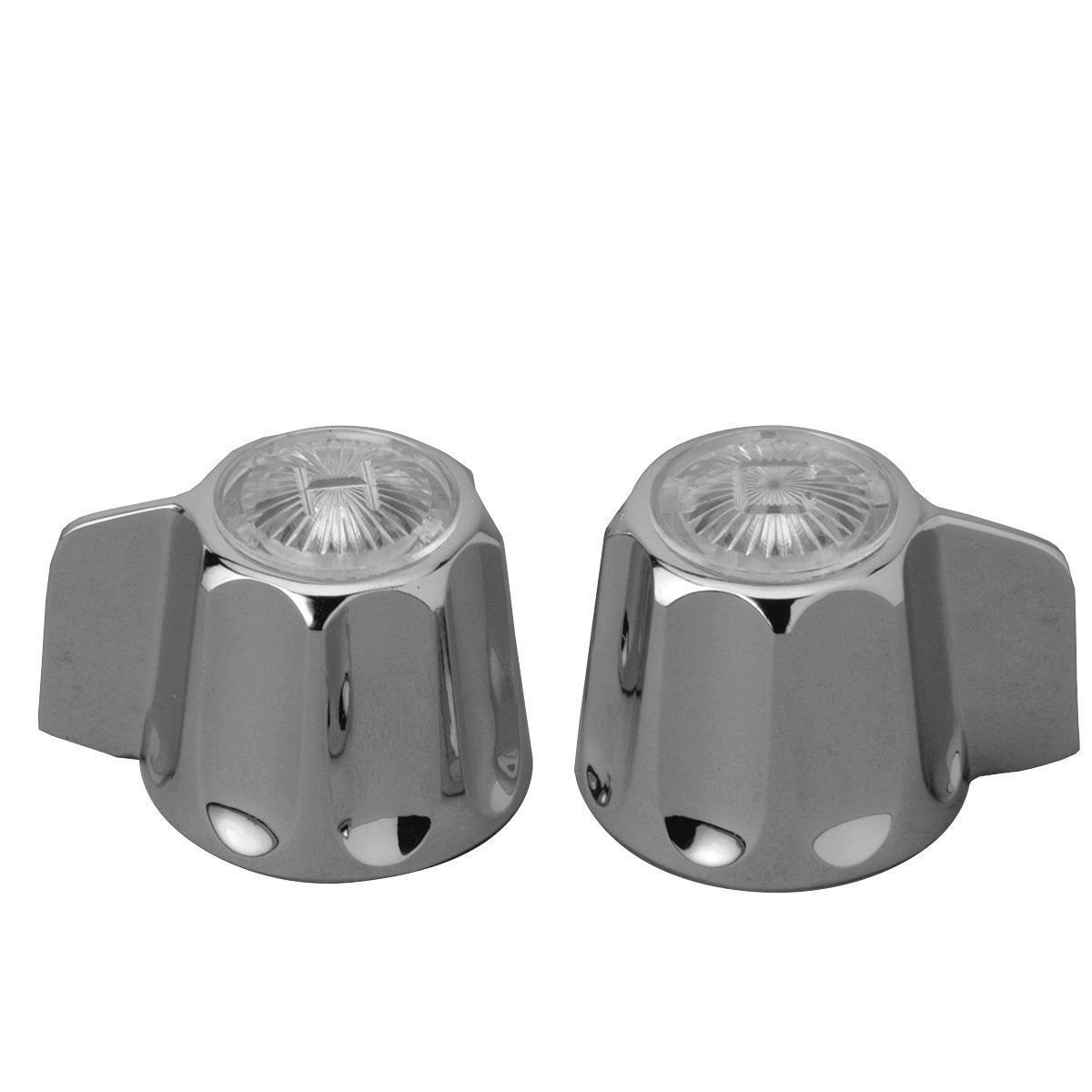 Gerber Chrome Kitchen and Bathroom Faucet Handles - Pair for Easy Water Control | Perfect for Modern Home Renovation & DIY Plumbing Projects