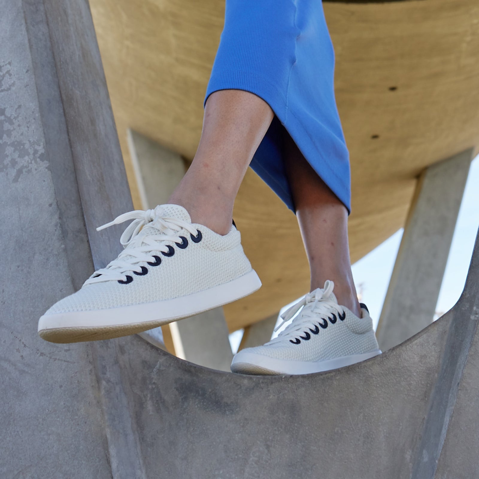 Women's Tree Piper Sneakers - Moonrise Color with White Sole | Comfortable & Stylish Casual Shoes for Walking, Running & Everyday Wear