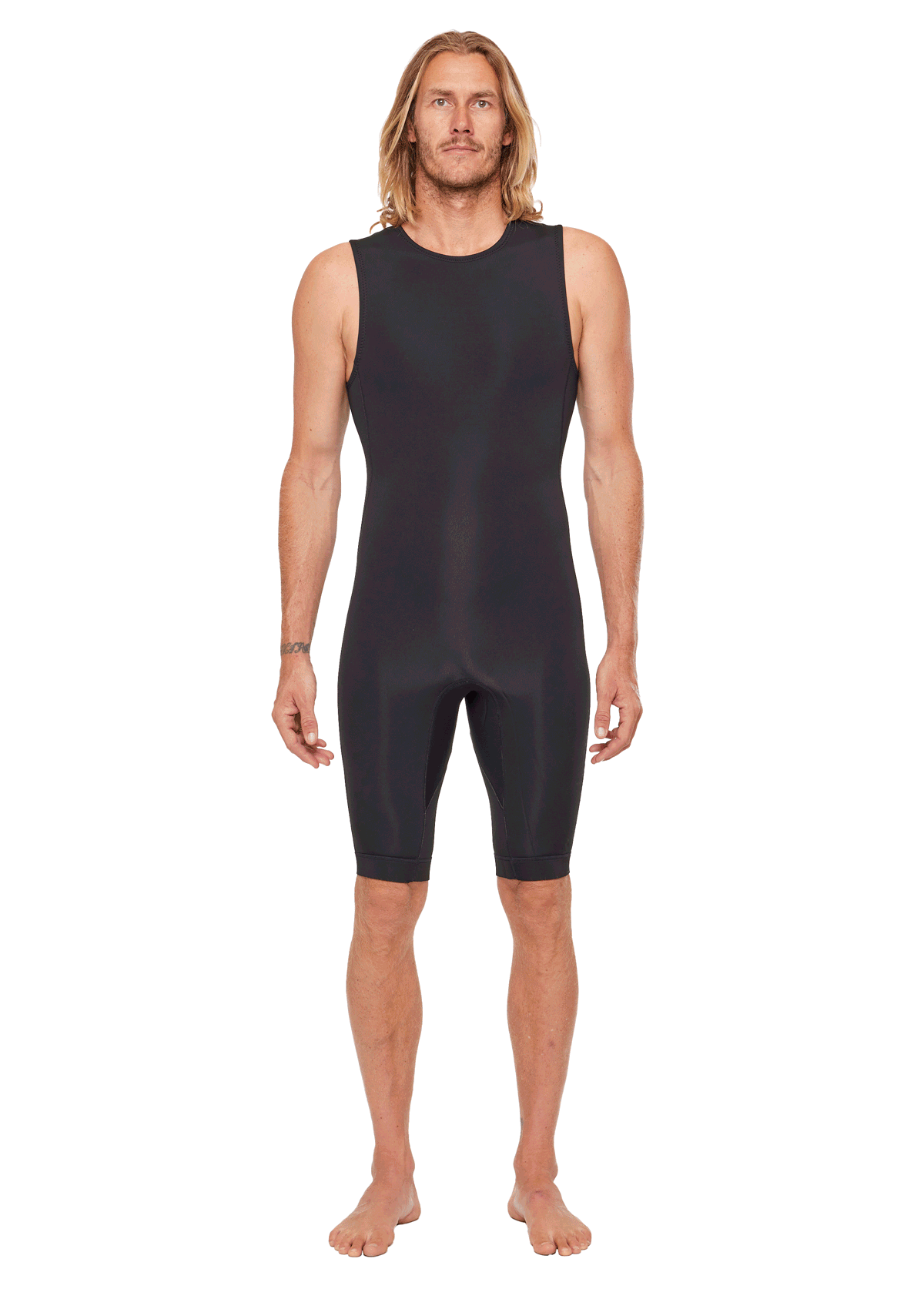2mm Short John Wetsuit for Men - Neoprene Swimming & Surfing Wetsuit - Quick Dry & UV Protection - Perfect for Snorkeling, Diving & Water Sports