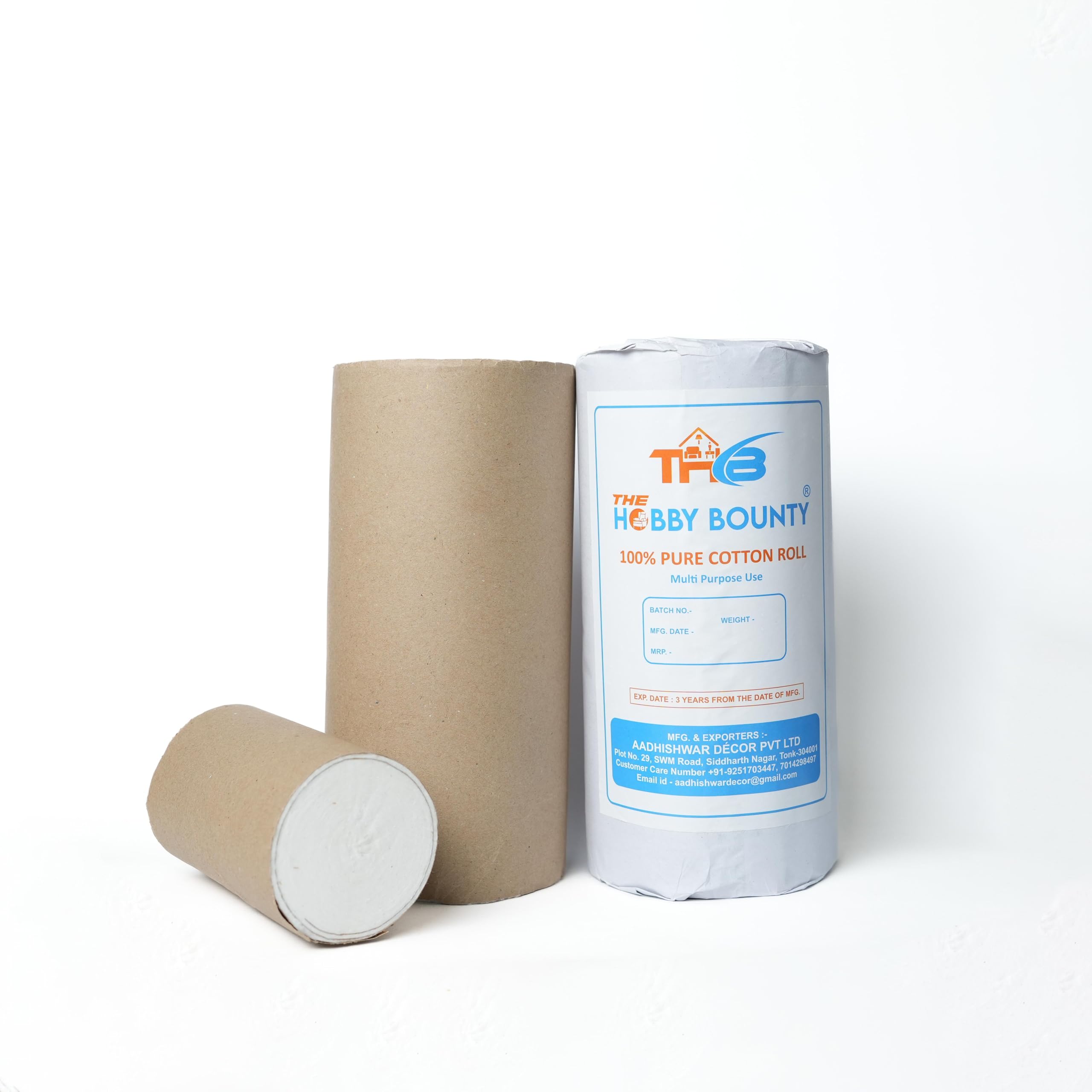 THB Ultra Soft Absorbent Pure Cotton Roll for Makeup Remover & Facial Cleansing | Reusable Cotton Pads for Toner Application, Baby Care & Salon Use | 500g | Gentle on Skin for Daily Beauty Routine & Sensitive Skin Care