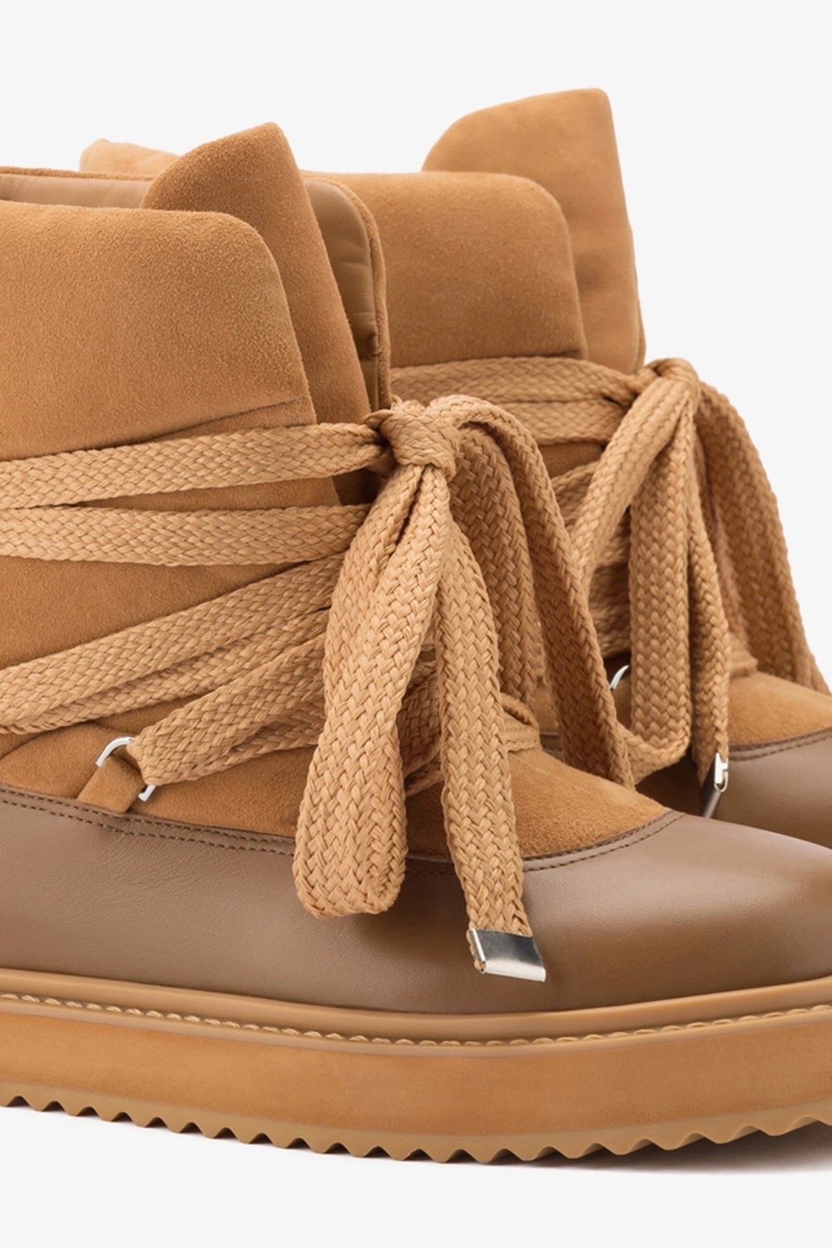 Utah Puffer Boots in Toasted Suede - Women's Winter Snow Boots for Cold Weather, Waterproof & Insulated Hiking Shoes for Outdoor Activities