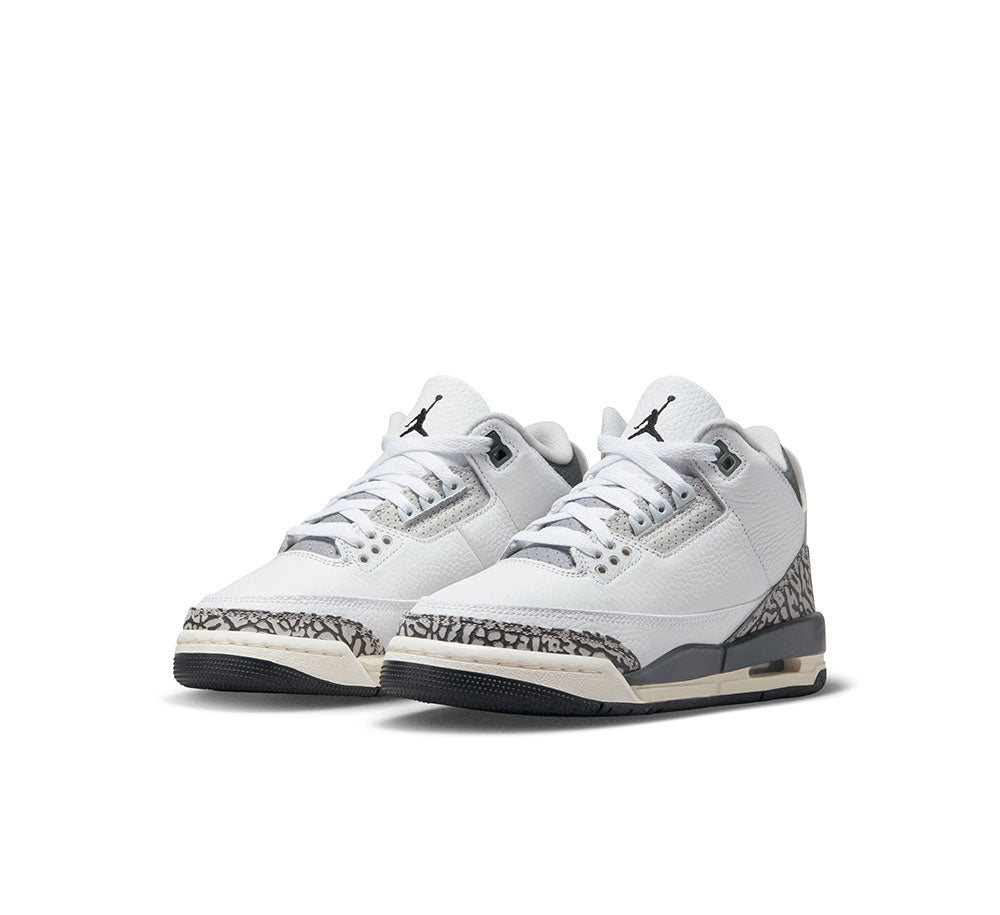 AIR JORDAN 3 RETRO (GS) Basketball Shoes for Kids - Authentic Retro Style Sneakers for School, Sports & Casual Wear