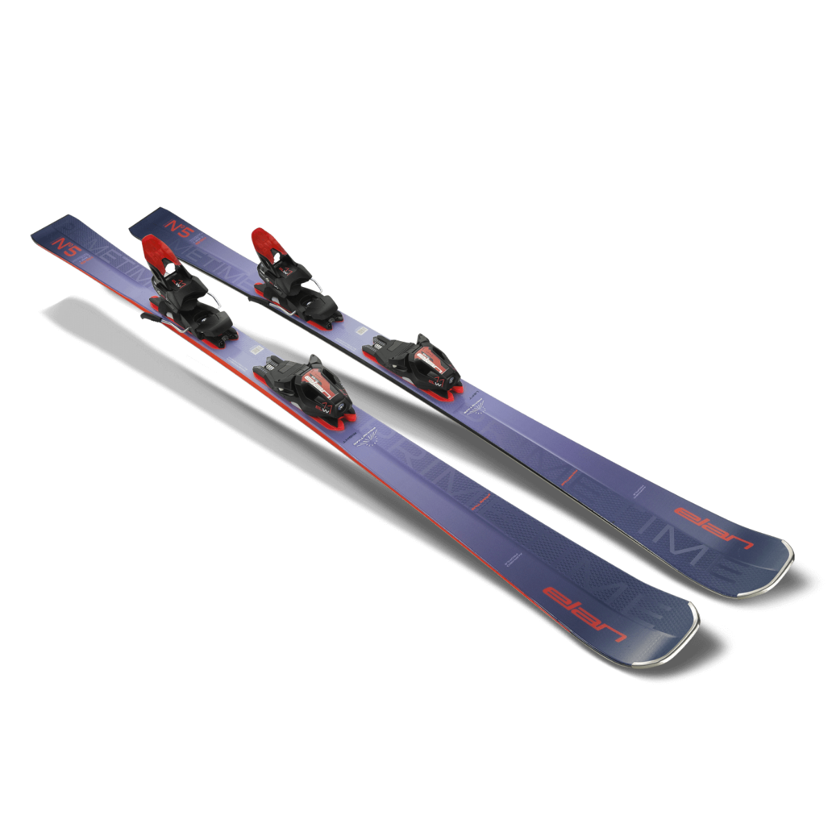 Elan PRIMETIME No.5 W PS Ski with ELW11.0 DB397119 Bindings 2025 - Perfect for All-Mountain Skiing and Freeride Adventures