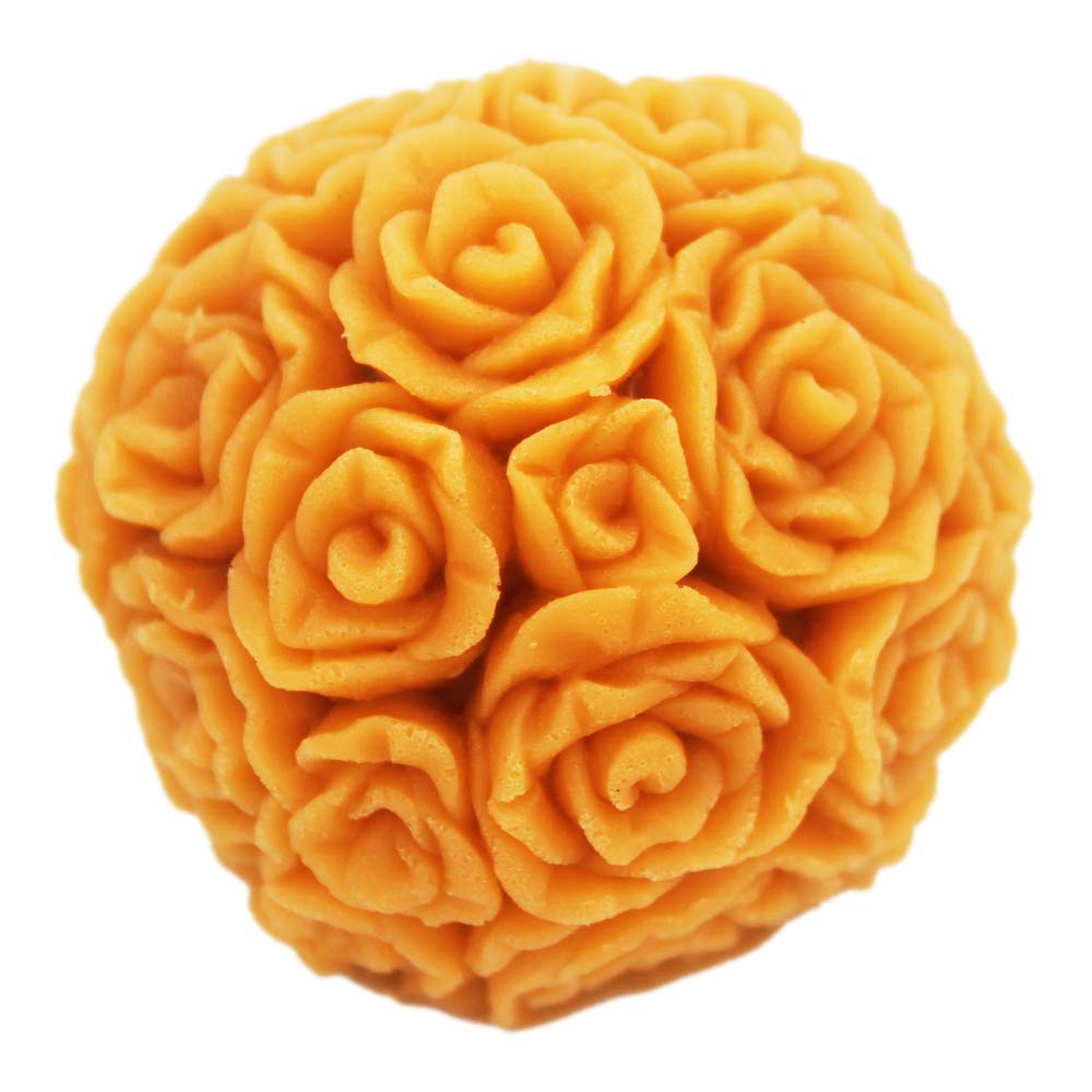 Premium Silicone Candle & Soap Molds - Longzang Ball Rose S0245 DIY Craft Molds for Handmade Candles, Soap Making, Bath Bombs & Home Decor Gifts
