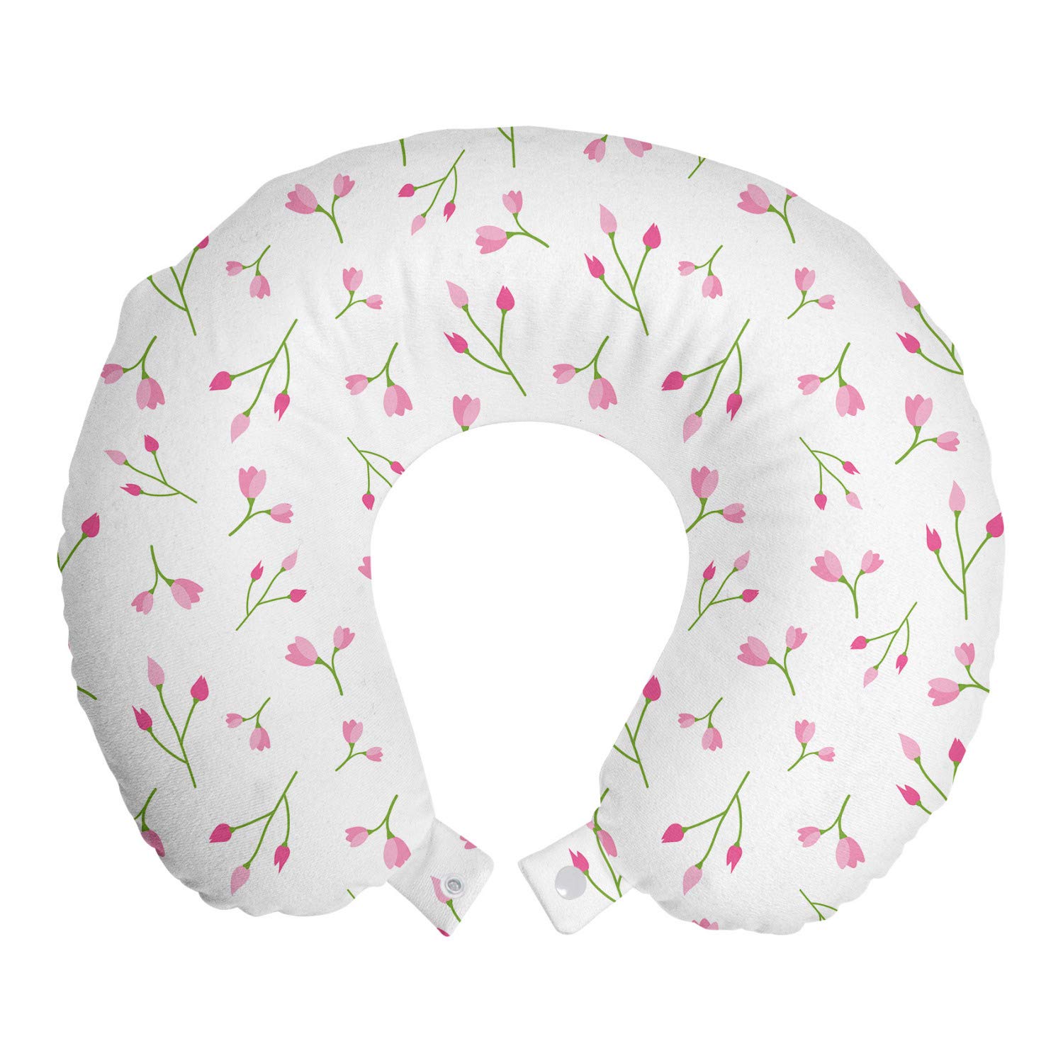 Ambesonne Memory Foam Travel Neck Pillow - 12
