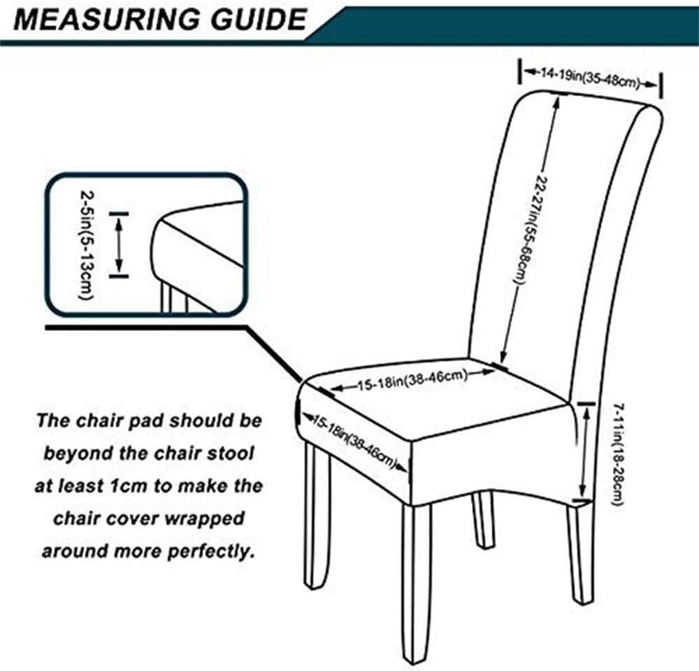 Luxury Velvet Stretch Dining Chair Covers - Washable & Removable Slipcovers for Dining Room, Kitchen, Hotel - Peacock Blue (Set of 6) | Perfect for Home Decor, Restaurant Seating & Event Furniture Protection