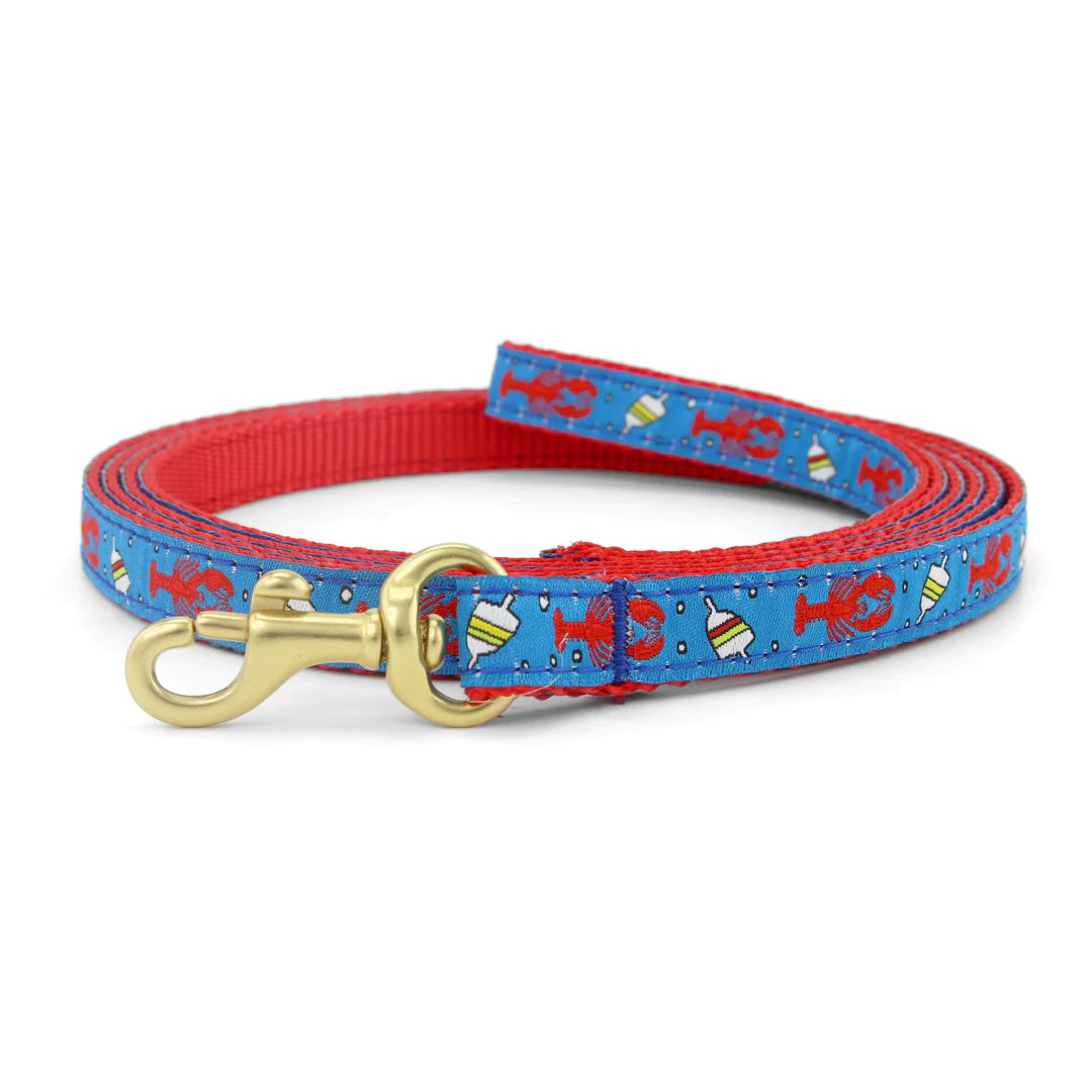 Premium Lobster & Buoy Dog Leash - Heavy Duty Rope Lead for Boating, Beach & Outdoor Adventures - Durable Nautical Themed Pet Accessory for Dogs