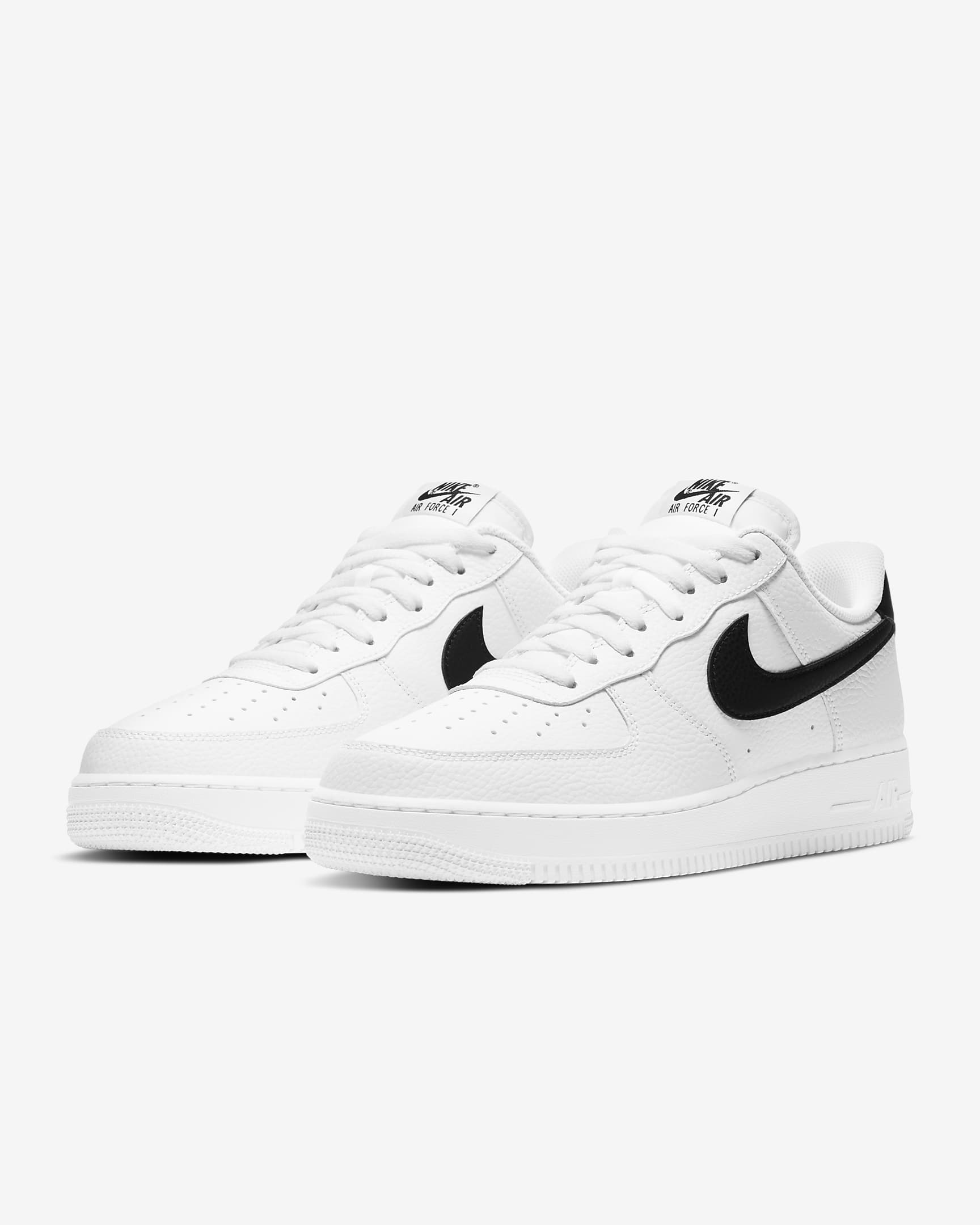Original Nike Air Force 1 '07 White Men's Sneakers - Classic Basketball Shoes for Casual Wear & Street Style | Perfect for Everyday Outfits, Gym & Urban Fashion