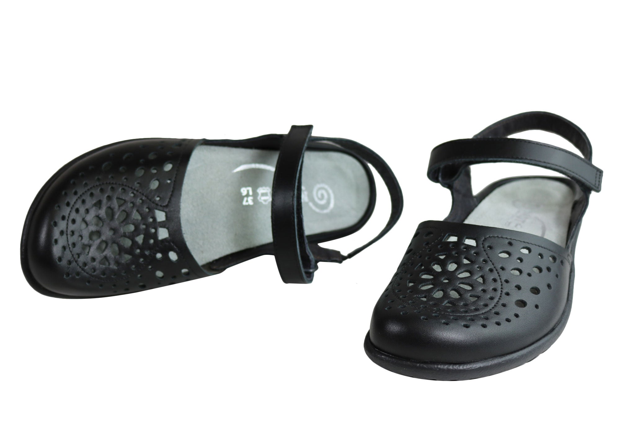 Naot Arataki Women's Orthopedic Leather Flat Sandals - Comfortable Closed-Toe Shoes for Plantar Fasciitis & Arch Support - Perfect for Work, Travel & Everyday Wear
