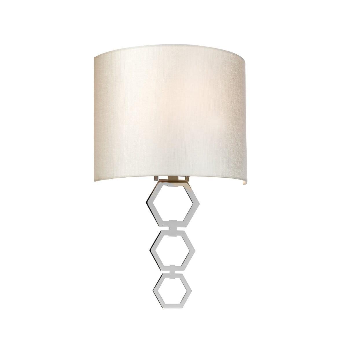 Elstead Clark Medium 1-Light Polished Chrome Wall Sconce - Perfect for Bedroom, Hallway, and Entryway Lighting