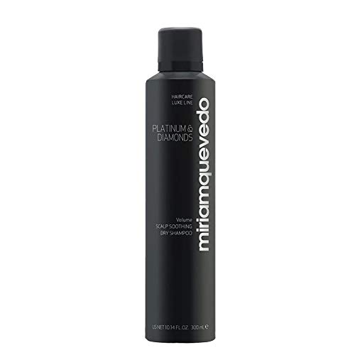 Miriam Quevedo Platinum & Diamonds Volumizing Dry Shampoo for Scalp Soothing - Refreshes Hair Between Washes, Adds Volume & Shine for All Hair Types | Perfect for Travel, Gym & Busy Lifestyles