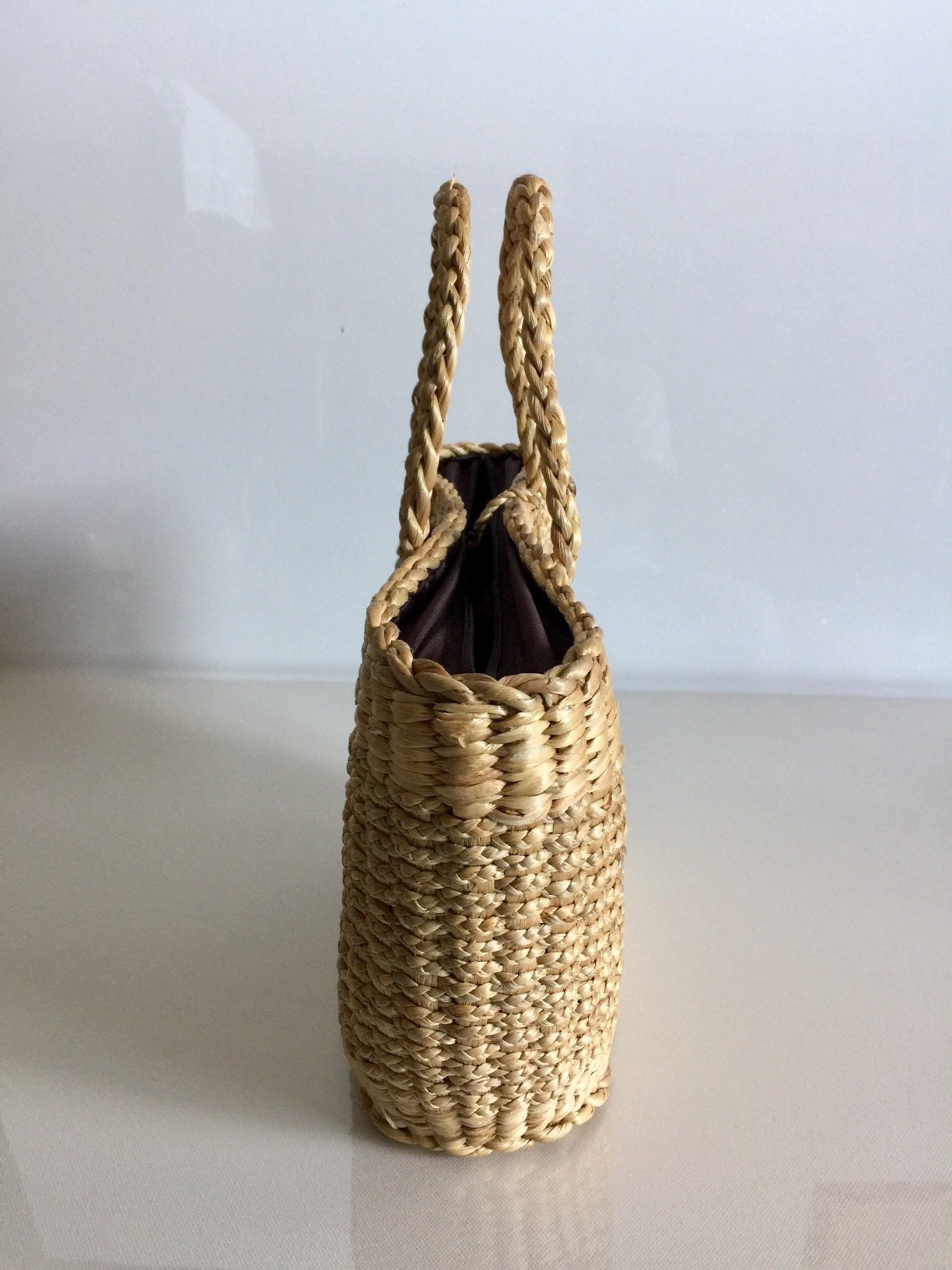 Handwoven Straw Tote Bag for Women - Natural Beach Bag, Boho Woven Basket Purse with Leather Straps - Perfect for Vacation, Picnic, Shopping & Summer Outings