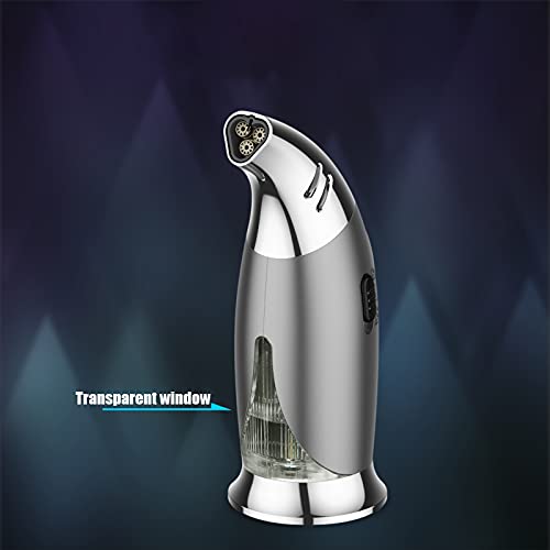 Triple Jet Flame Butane Torch Lighter - Windproof Refillable Gas Torch with Cigar Punch & Safety Lock for BBQ, Baking, Creme Brulee, Soldering, DIY Projects | Perfect for Culinary Use, Outdoor Cooking, and Crafting (No Gas Included)