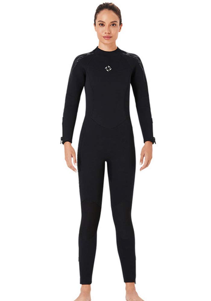 5mm Neoprene Women's Full Body Wetsuit with Back Zip - UV Protection for Snorkeling, Scuba Diving, Surfing & Cold Water Swimming | Perfect for Beach Vacations & Water Sports