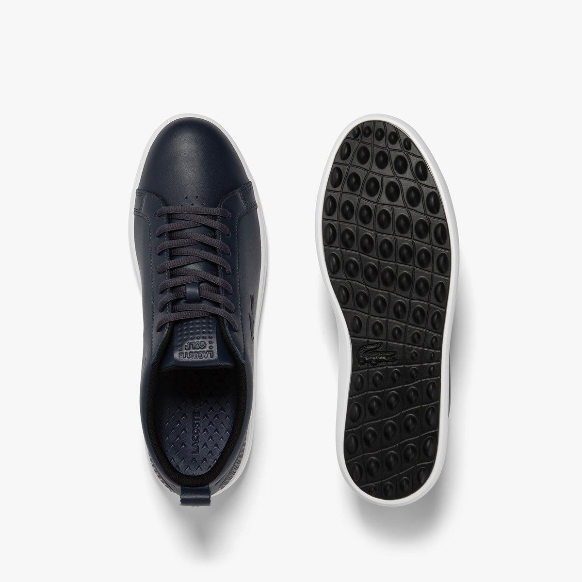 Lacoste G ELITE Men's Synthetic Golf Shoes - Beige/Black | Lightweight & Waterproof for Comfortable Play on the Course | Perfect for Golfers & Casual Wear