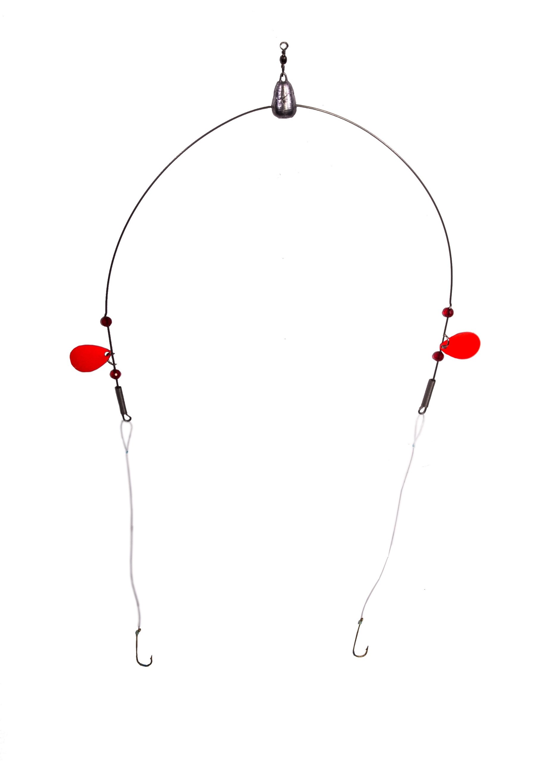 Bullet Weights Perch Fishing Rig - Premium Sinkers for Freshwater & Ice Fishing - Ideal for Bass, Walleye, and Panfish Angling
