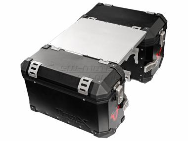 SW-MOTECH TRAX EVO Motorcycle Luggage Rack - Durable Aluminum Carrier for Adventure Touring Bikes - Perfect for Long-Distance Travel & Off-Road Camping Trips