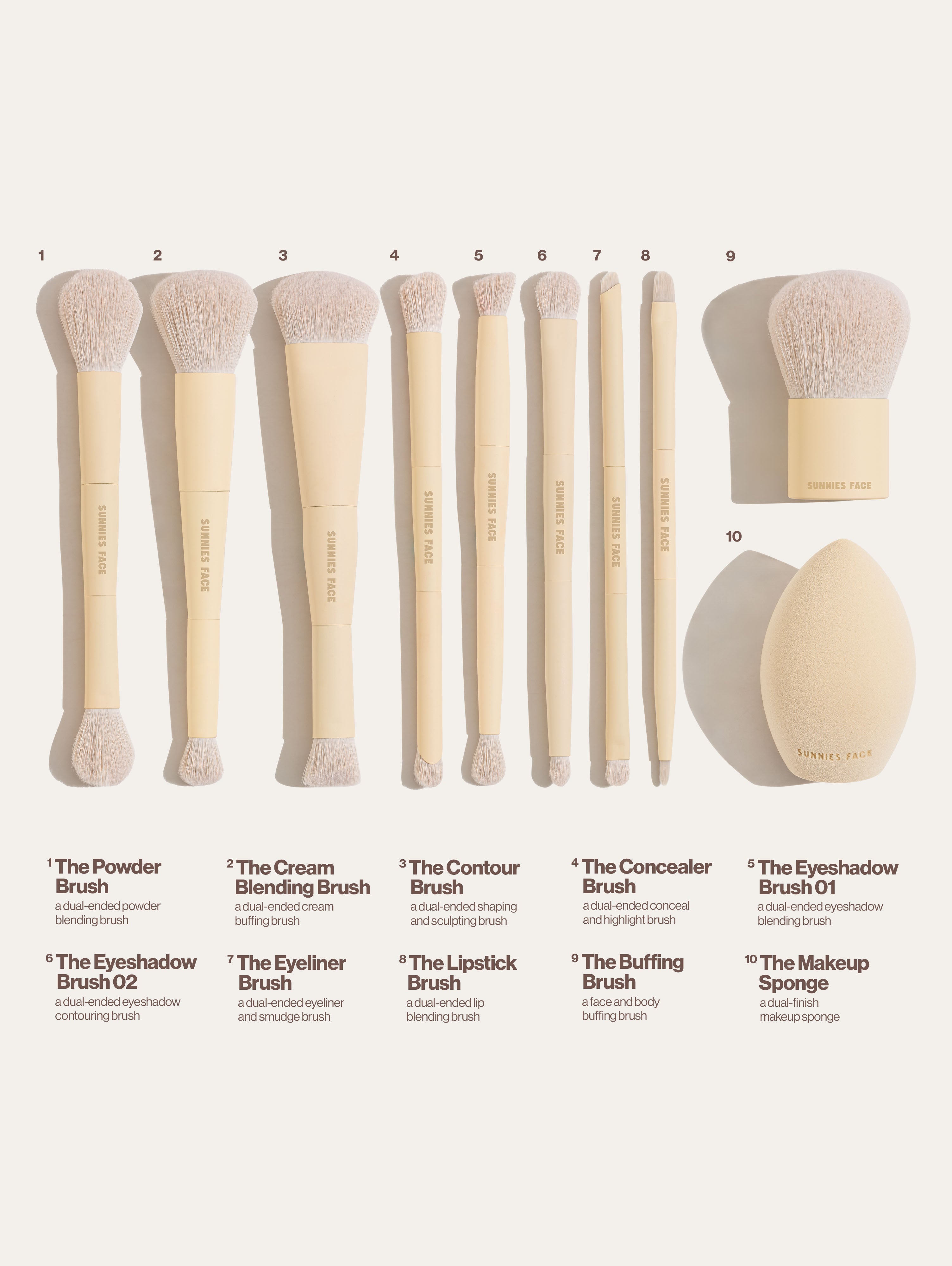 Premium Cream Blending Brush for Makeup - Soft Synthetic Bristles for Seamless Foundation & Concealer Application - Perfect for Daily Makeup & Professional Use