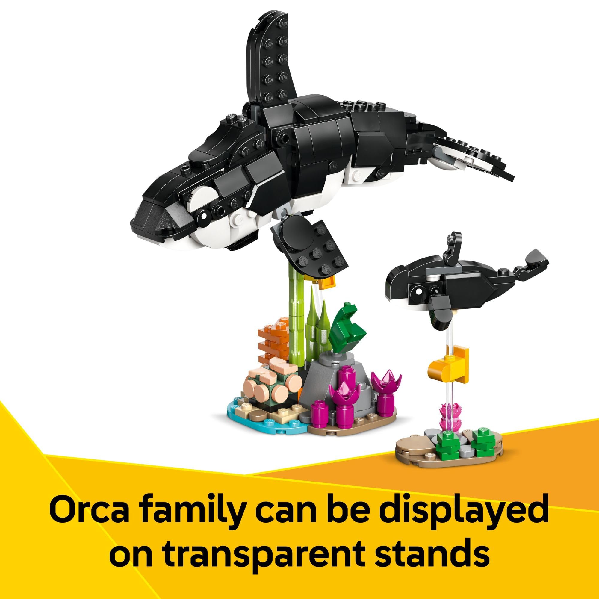 LEGO Creator 3-in-1 Wild Animals Panda Family Building Set (31165) - Build Panda, Penguin or Orca Animal Figures - Creative STEM Toy for Kids Ages 8+ - Perfect Birthday Gift for Boys & Girls - Fun for Imaginative Play & Animal Lovers