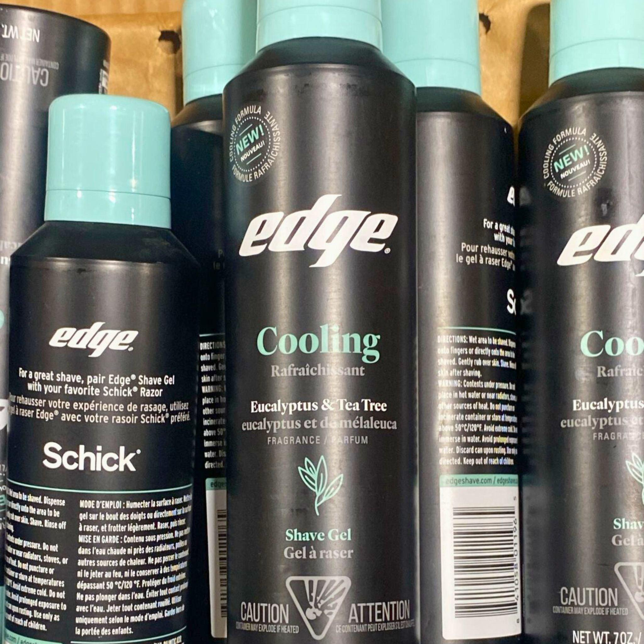Cooling Eucalyptus & Tea Tree Shaving Gel for Men - 7oz (60 Pack Bulk) - Soothing Post-Shave Relief for Sensitive Skin - Perfect for Home & Barber Shop Use
