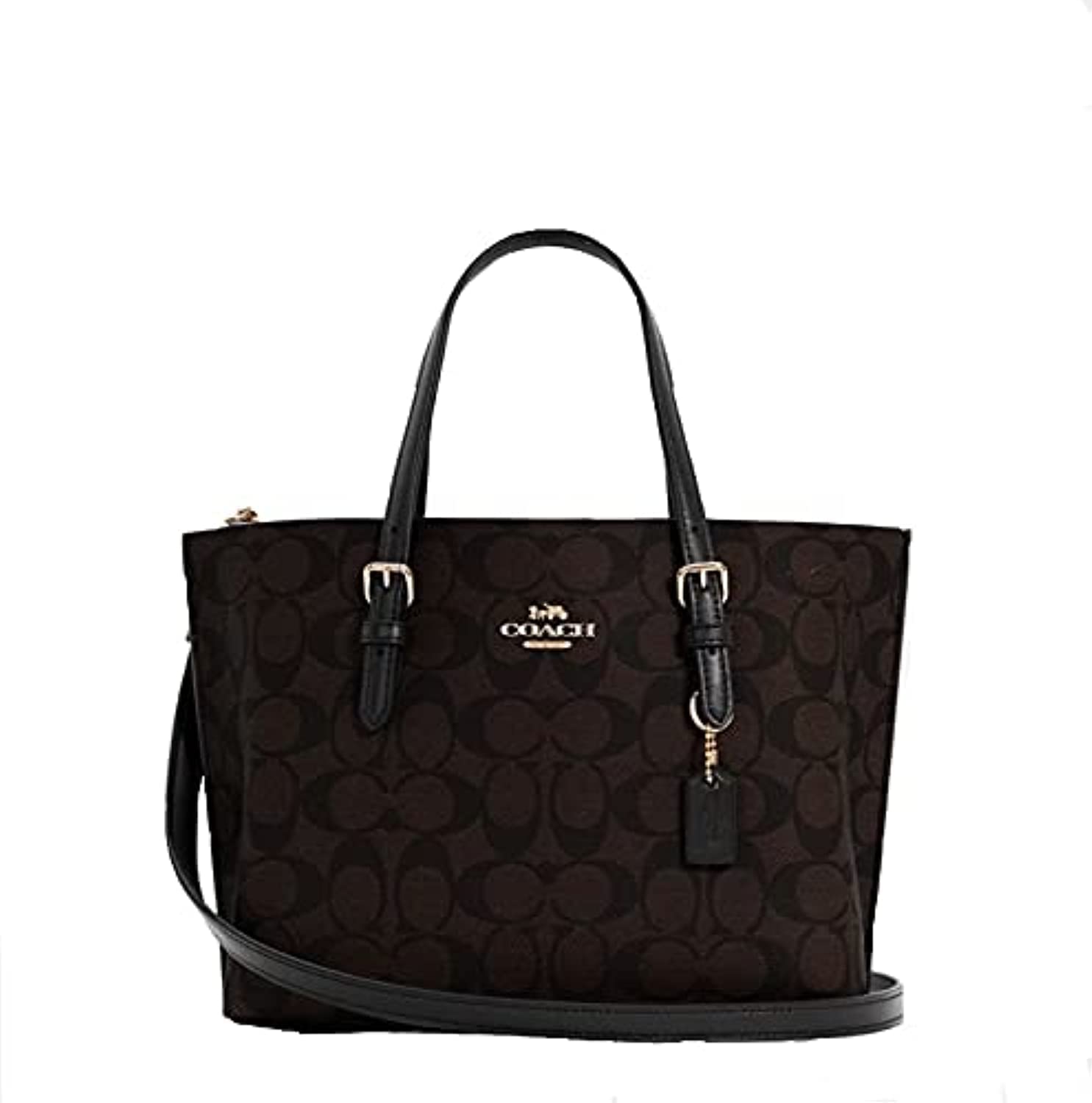 COACH Mini Mollie Tote 25 Crossbody Bag for Women - Stylish Leather Shoulder Purse with Adjustable Strap, Perfect for Work, Travel & Everyday Use