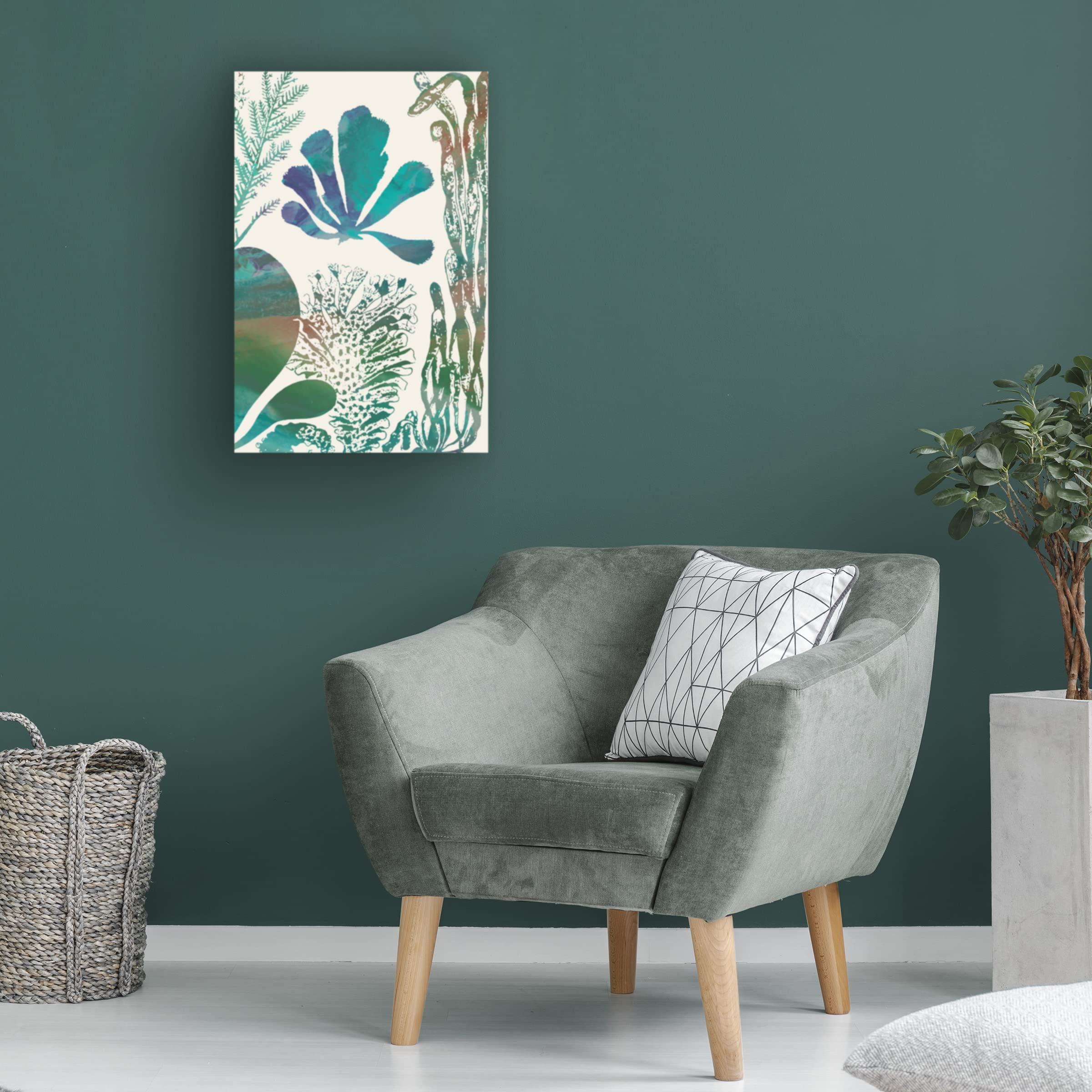 Trademark Fine Art 'Aquatic Assemblage I' Canvas Wall Art by Sharon Chandler - Perfect for Living Room, Bedroom & Office Decor