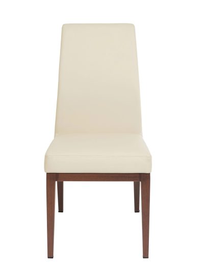 Erika Cream Upholstered Accent Chair - Modern Comfortable Living Room Seating for Home, Office & Lounge