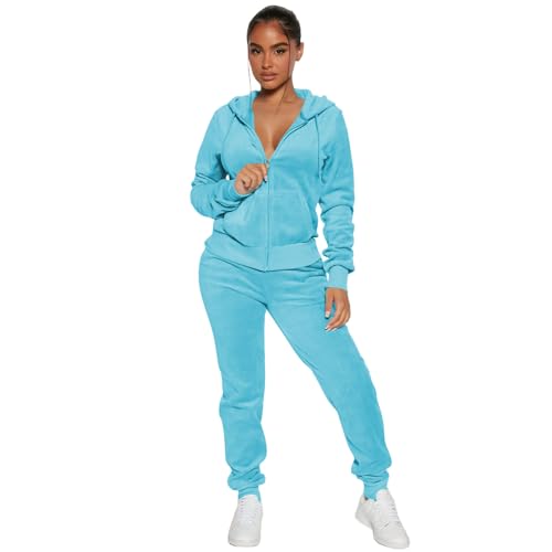 Hoodie/Jogger Pants-blue