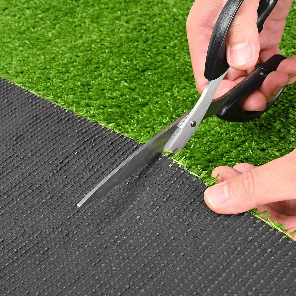 Premium 130x5ft Outdoor Grass Carpet with Drainage Holes - 2 Pack (65x5ft Each) - Artificial Turf for Patio, Balcony & Garden - Perfect for Pets, Play Areas & Landscaping