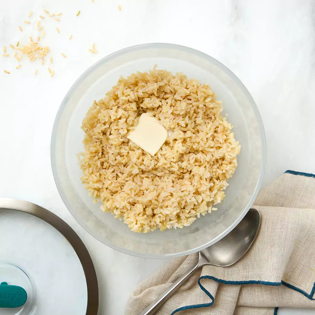 How to Cook Perfect Brown Rice in the Microwave - Quick & Easy Healthy Meal Prep for Busy Weekdays