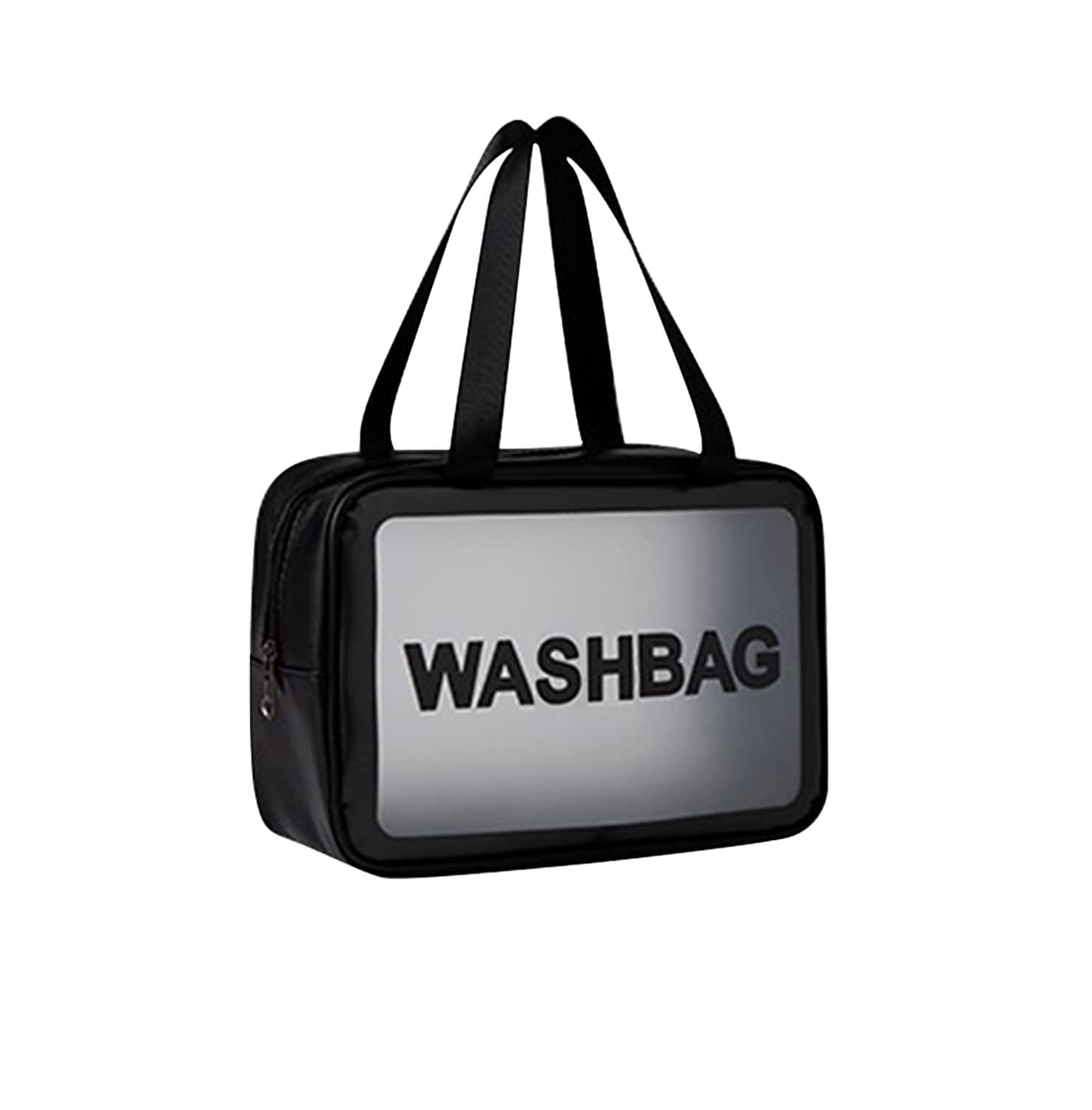 Large Black Multipurpose Cosmetic Organizer Bag for Women & Girls - Travel Makeup Pouch for Toiletries, Brushes & Beauty Essentials - Perfect for Vacation, Gym & Daily Use