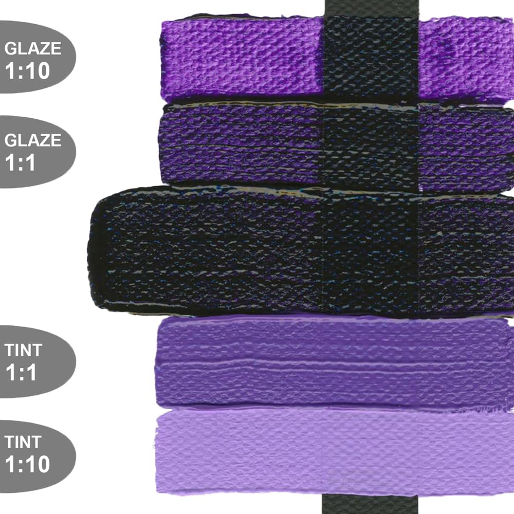 GOLDEN Heavy Body Acrylic Paint - Dioxazine Purple 32 fl oz (946ml) Professional Grade Transparent Acrylics for Artists | Perfect for Canvas Painting, Abstract Art & Mixed Media Projects
