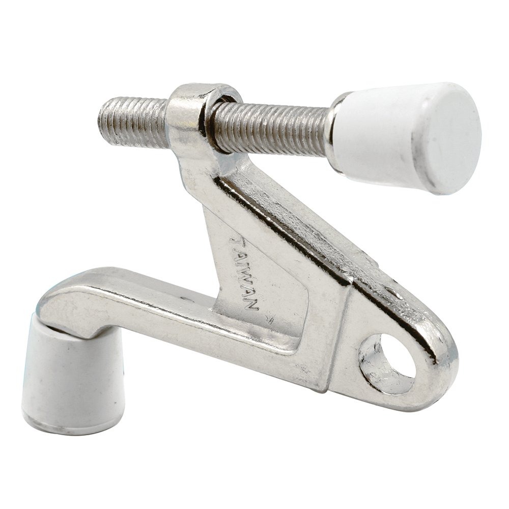 Prime-Line U 9028 90 Degree Chrome Plated Door Stop Hinge Pin - Single Pack | Heavy Duty Door Holder for Homes, Offices & Commercial Buildings