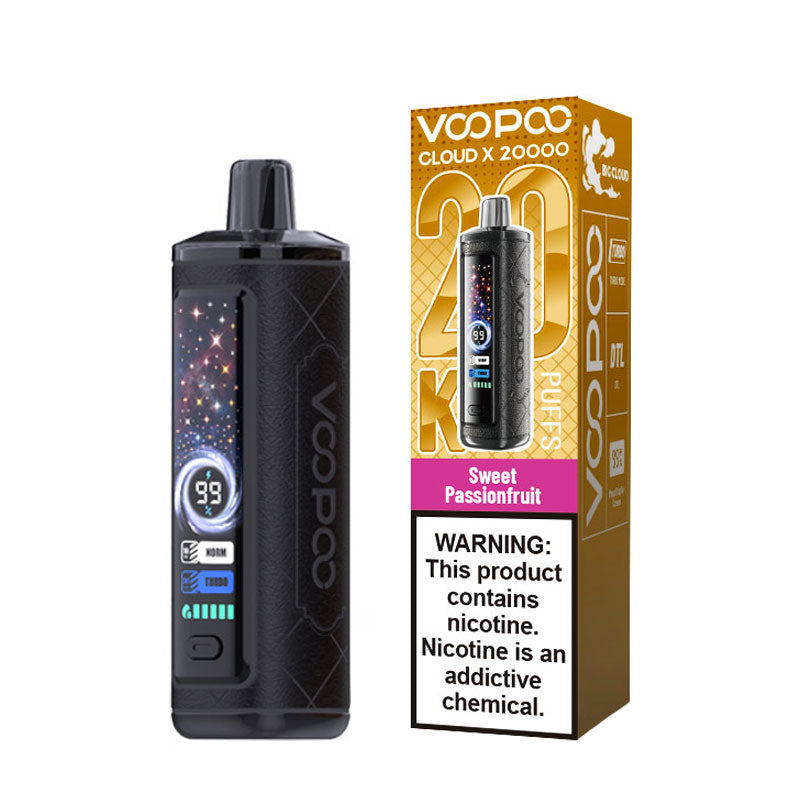 VOOPOO Cloud X 20000 Puffs Disposable Vape - Long-Lasting Rechargeable Vape Pen for Smooth Flavor - Perfect for Travel, Parties & On-the-Go Use