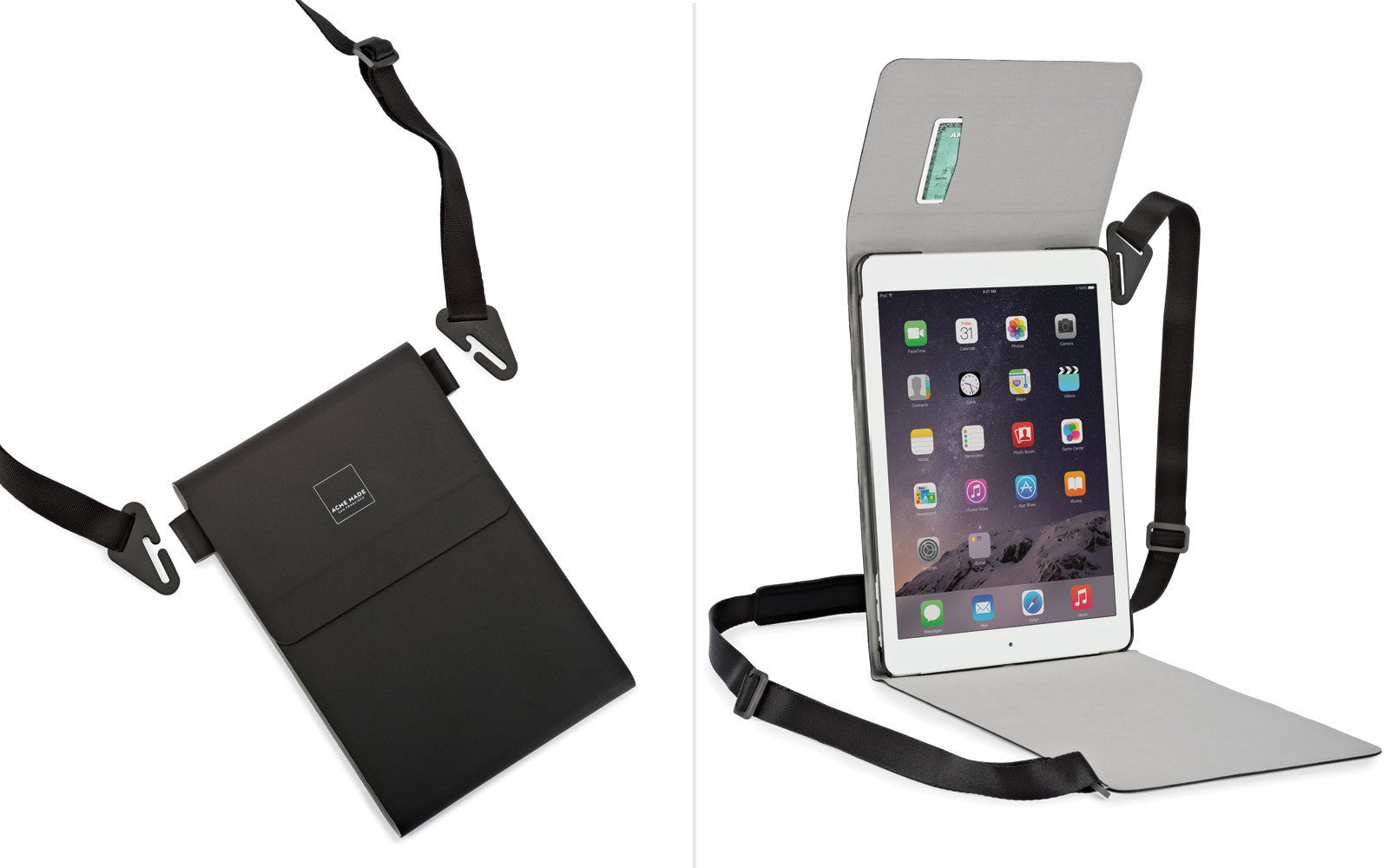 Acme Made Ergo Book Sling for iPad Mini Retina - Lightweight Crossbody Tablet Bag for Travel, Work & School