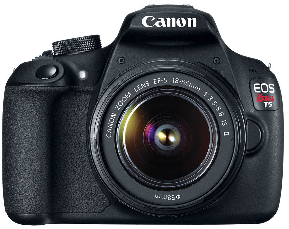 Canon EOS Rebel T5 DSLR Camera with 18-55mm IS II Lens Kit (Black) - Perfect for Beginners, Travel Photography & Family Moments