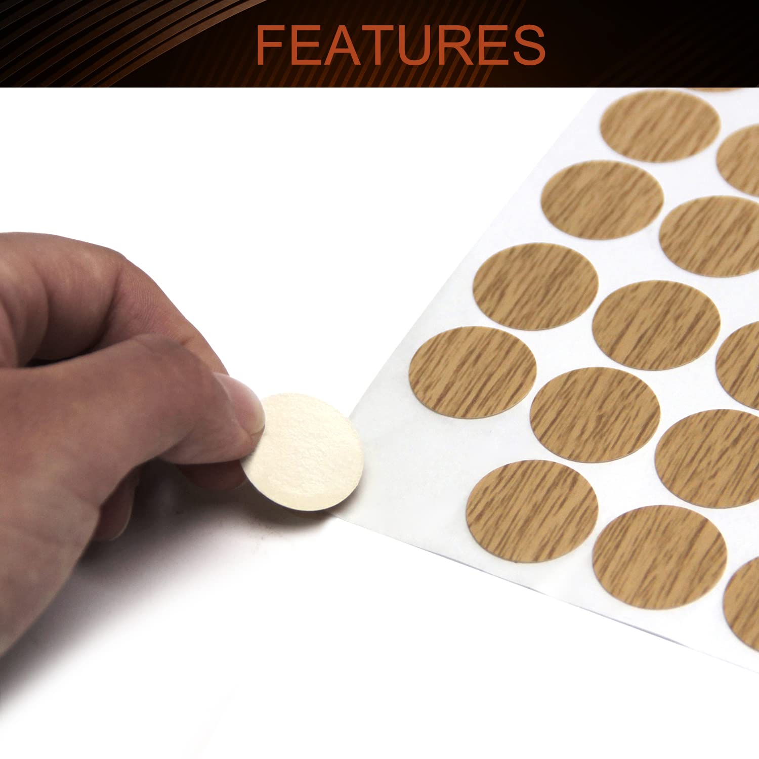 MroMax PC-132 Screw Hole Covers Stickers 0.83