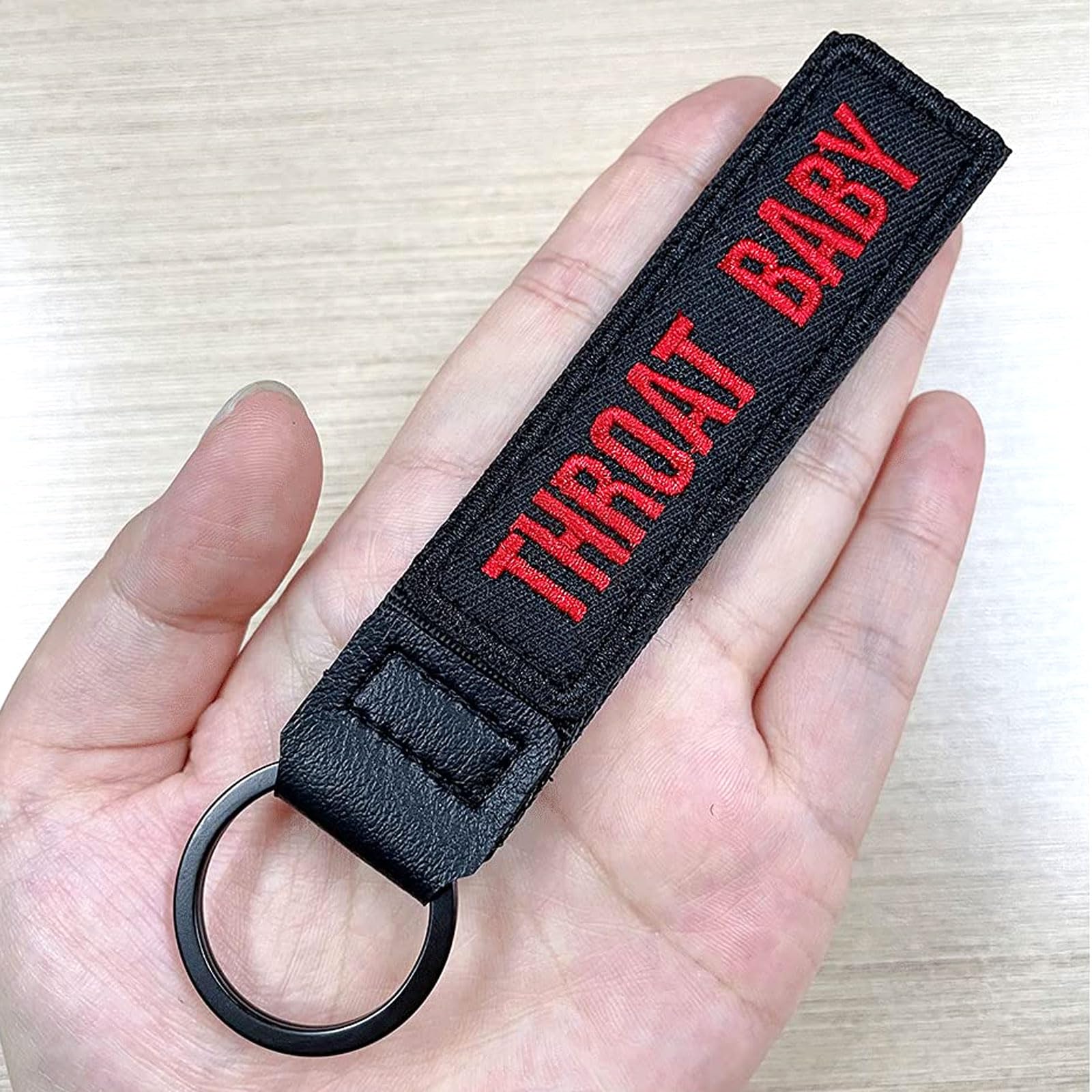 Custom Engraved Keychain for Men - Personalized Text Key Ring Accessories for Motorcycle, Car & Scooter Keys - Unique Gift Idea for Dad, Boyfriend & Husband - Durable Black Metal Keychain for Everyday Use