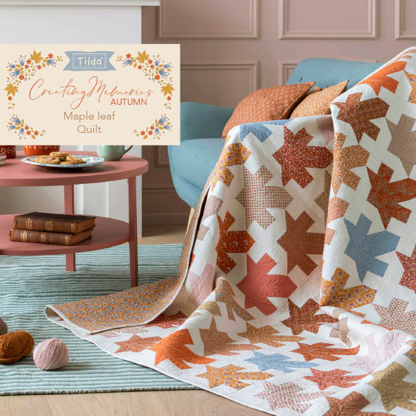 Tilda Fat Eighth Fabric Bundle - Autumn & Thanksgiving Themed for Quilting, Sewing, and DIY Crafts | Perfect for Seasonal Home Decor and Holiday Projects