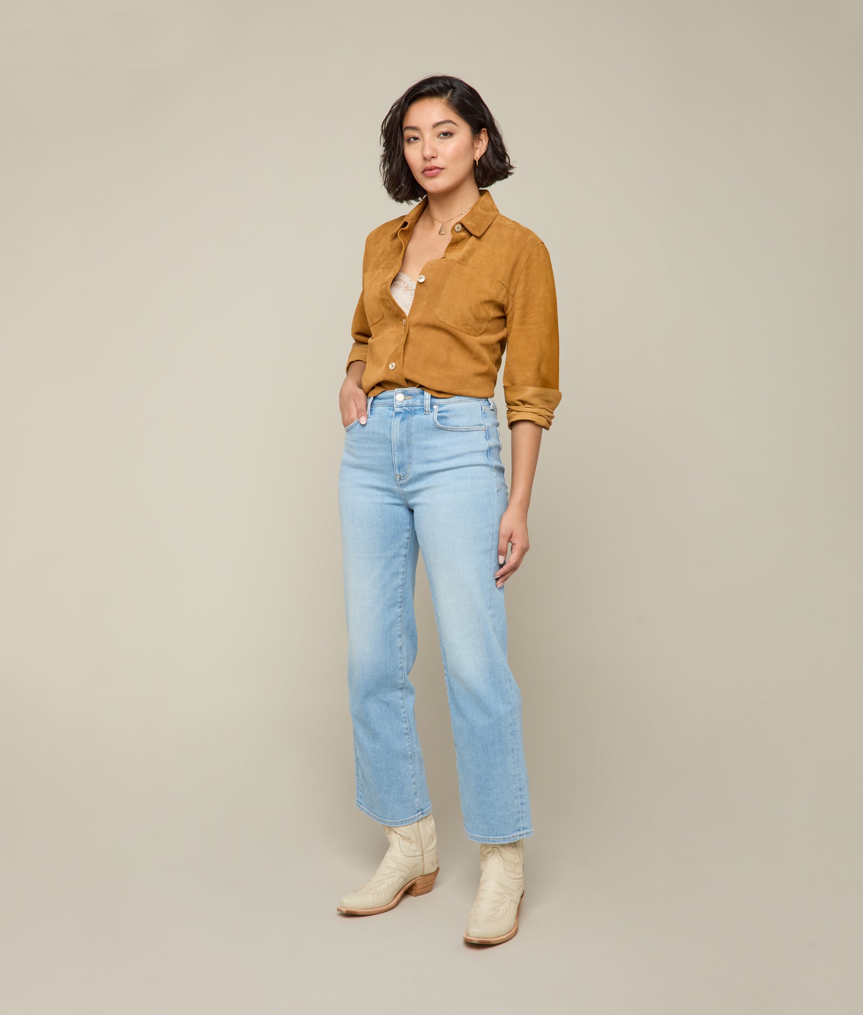 Jolene High Rise Straight Leg Jeans for Women - Comfortable & Stylish Denim Pants | Perfect for Casual Wear, Office & Everyday Outfits