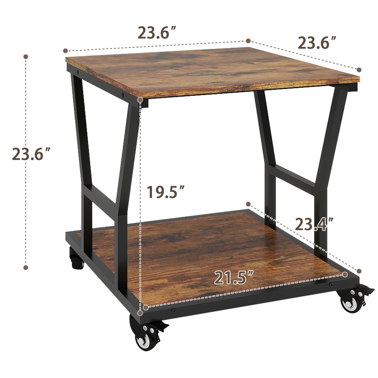 Natwind 2 Tier Heavy Duty Printer Stand - 23.6