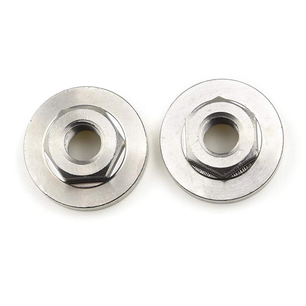 2-Piece M14 Thread Angle Grinder Inner & Outer Flange Nut Set - Durable Steel Replacement Tools for Metalworking, Woodworking & DIY Projects