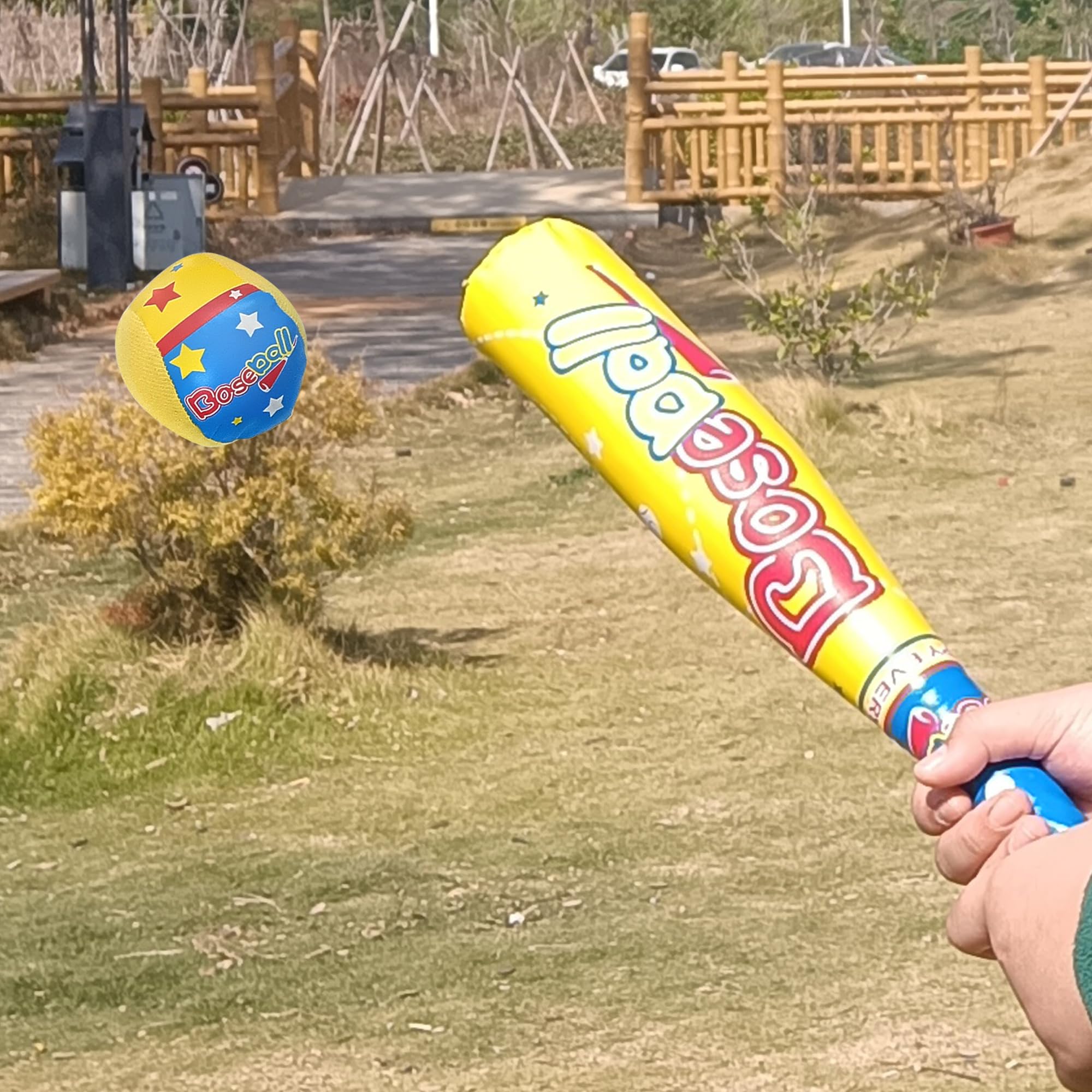 2 Pack Soft Foam Baseball Bat and Ball Set for Toddlers - Kids Baseball Toy with 2 Plastic Bats, 4 Foam Balls, 2 Gloves & Carry Backpack | Indoor/Outdoor Play, Birthday Gifts for Boys & Girls