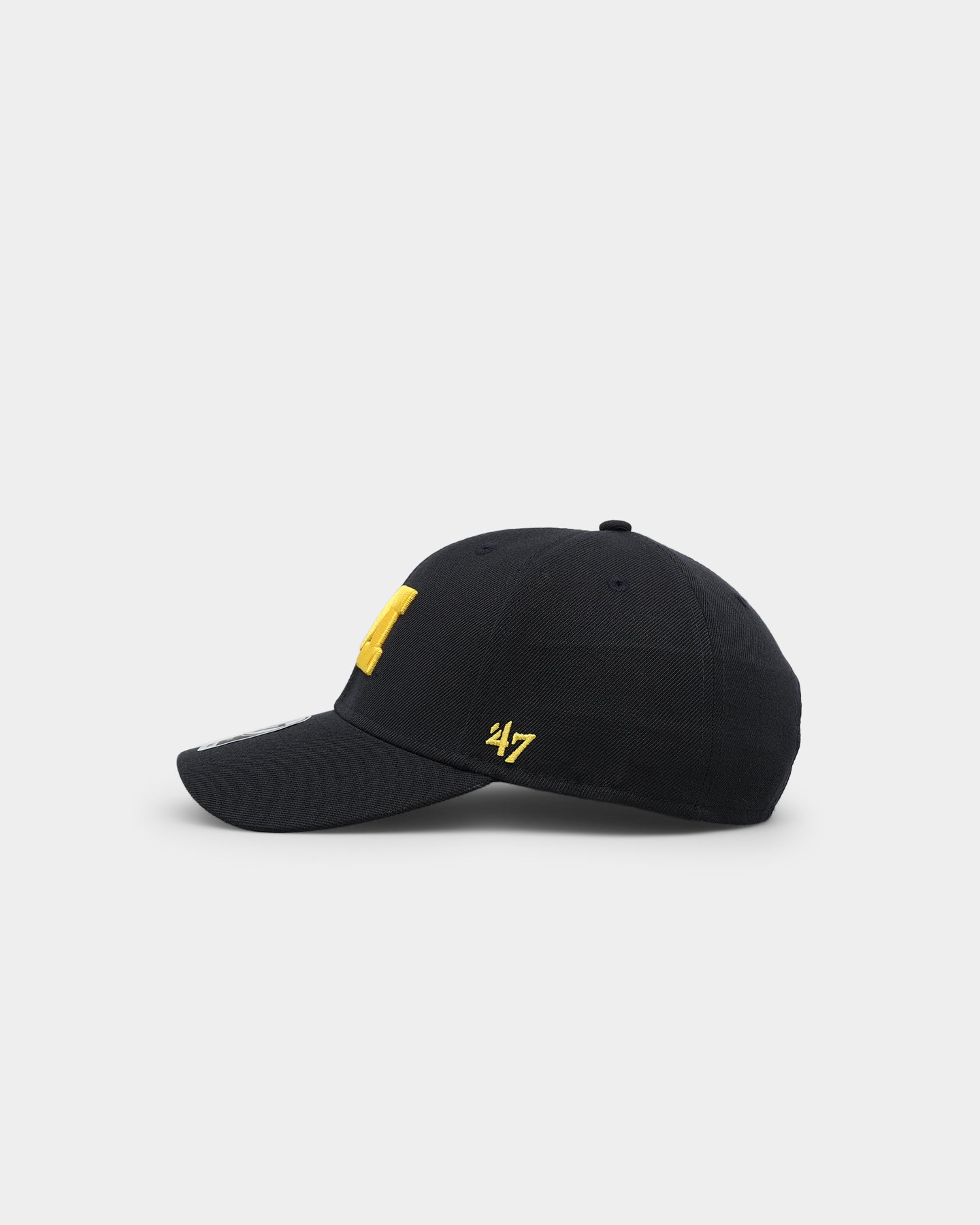 47 Brand Michigan Wolverines '47 MVP Strapback Adjustable Hat - Navy Blue - Officially Licensed NCAA Fan Gear for Football & Basketball Games