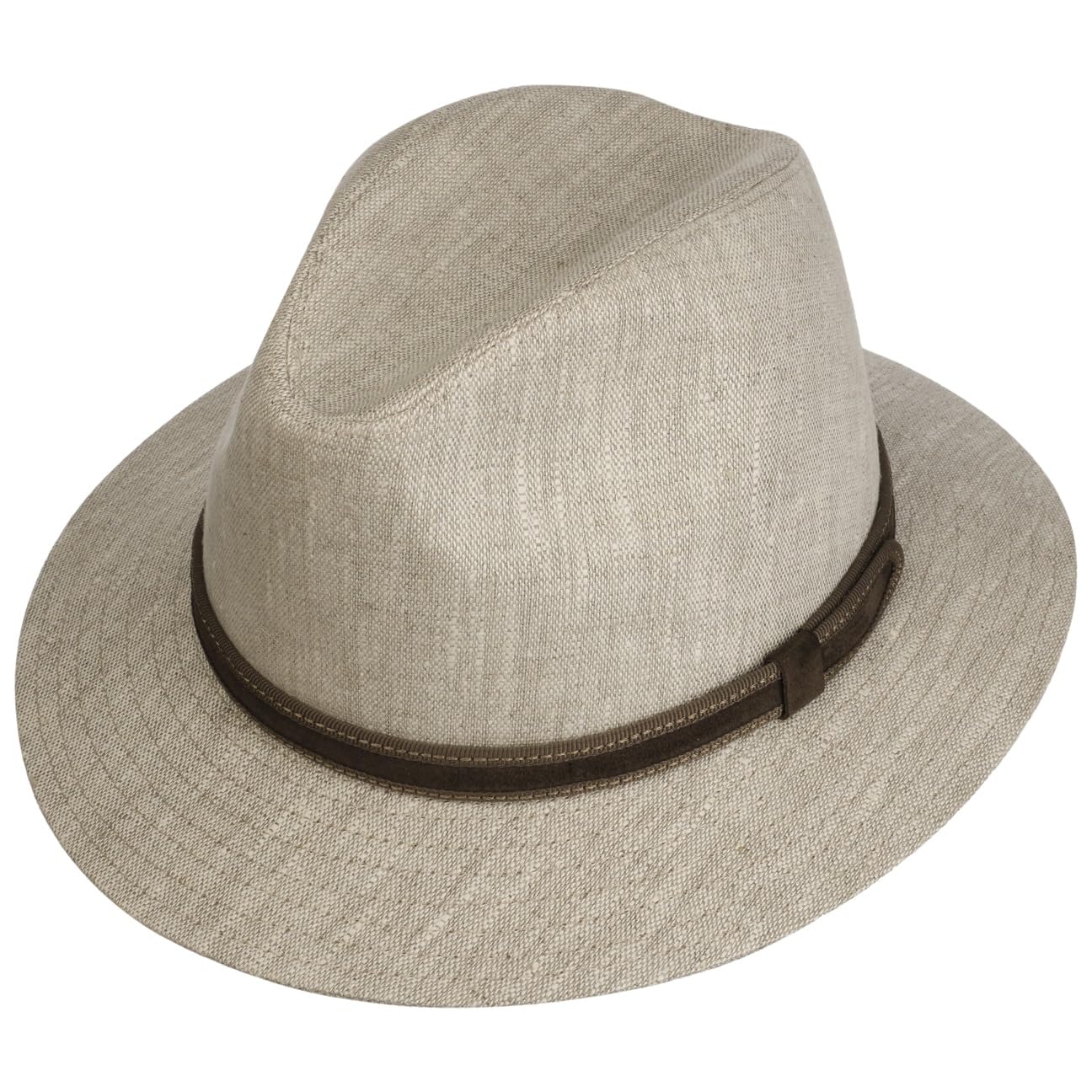 Lierys Terence Traveler Linen Hat for Women & Men - Italian-Made Summer Sun Hat for Beach, Vacation & Outdoor Adventures