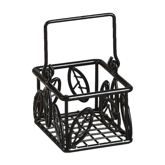 American Metalcraft SBL353 Sugar Packet Basket - Stainless Steel Sugar Packet Holder for Restaurants, Cafes, and Coffee Shops - Perfect for Organizing Sugar Packets, Sweeteners, and Condiments