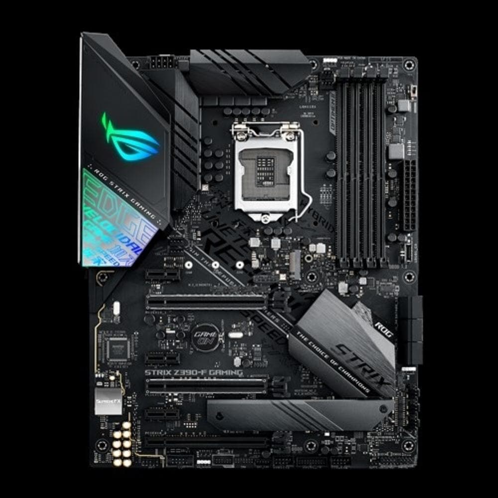 ASUS ROG STRIX Z390-F Gaming Motherboard - ATX, LGA1151, DDR4, Dual M.2, USB 3.1 Gen2 - Perfect for PC Gaming, Streaming & Content Creation